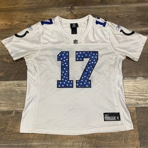Reebok On Field NFL Jersey Indianapolis Colts #17 Austin Collie Women's Large